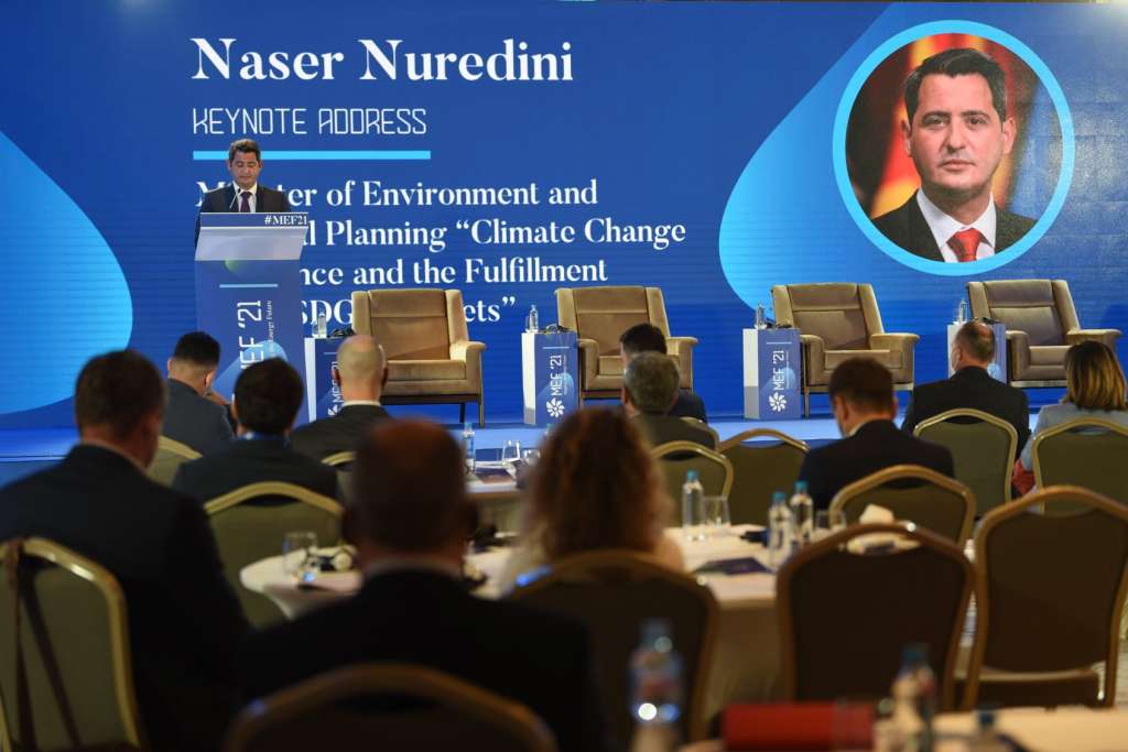 Keynote address:  Naser Nuredini, Minister of Environment and Physical Planning