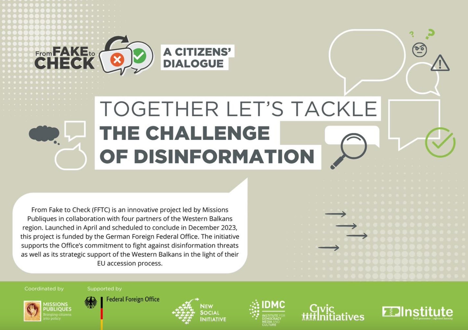 Mission Publique - Citizens’ Dialogues on Tackling Disinformation in the Western Balkans
