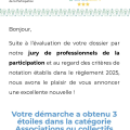 27.10.2025 Skopje Climate Assembly Wins 3-Star Recognition at the “Prix de la Participation” in Paris, France.